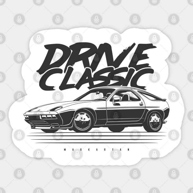 928 - drive classic Sticker by Markaryan